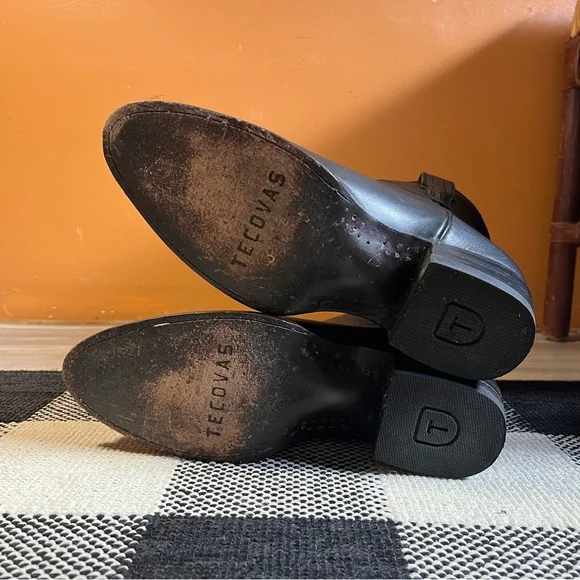 Tecovas Penny Black Heeled Boots - Picture 8 of 9